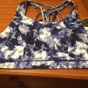 TORRID NWT- Sports Bra- Blue Tie Dye